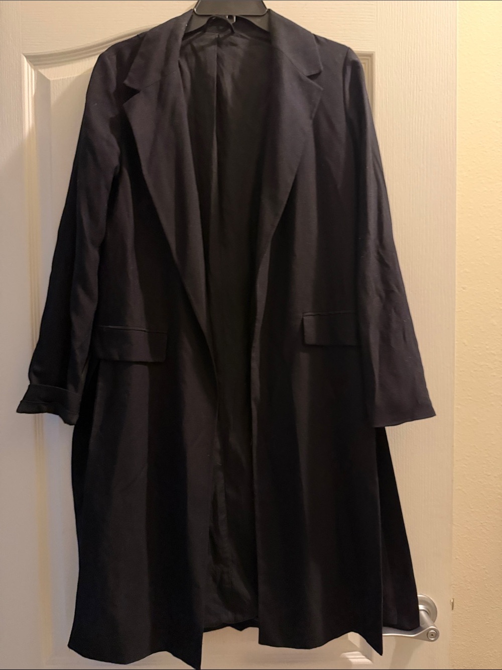 All Saints Classic Women's Long Black Blazer